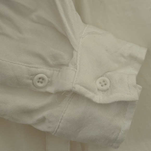 Alexander Wang Women's White Button-Down Shirt - Picture 8 of 12
